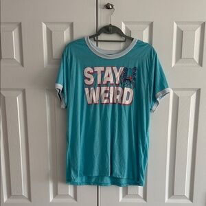 Disney Aqua Graphic T-Shirt - Pajama-Like Shirt